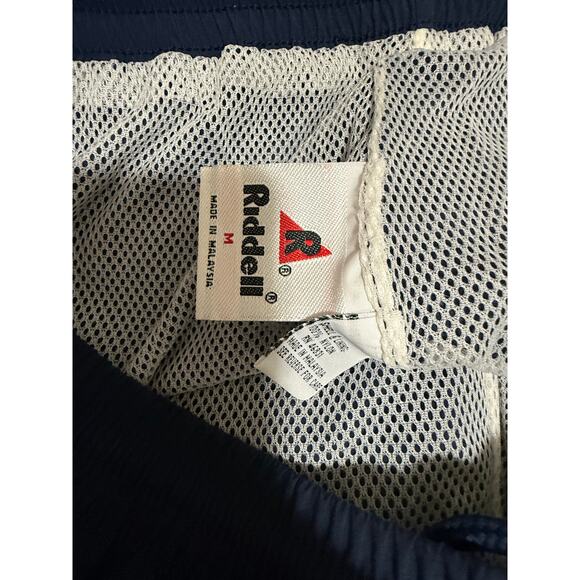 Vintage Riddell Blue Nylon Windbreaker Pants - Men's Size Medium - Picture 2 of 5